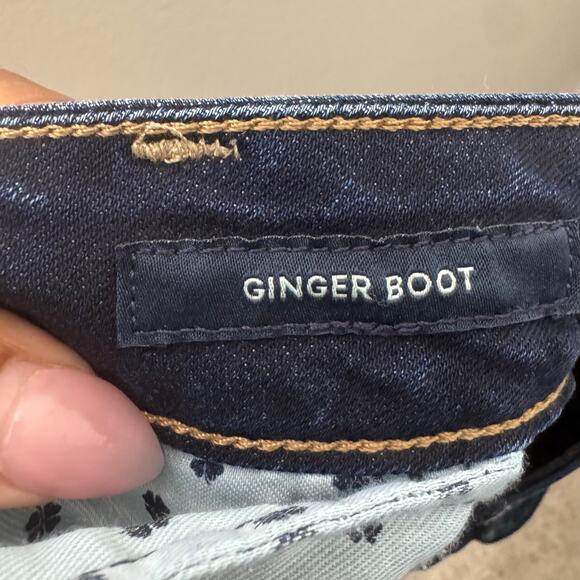 Lucky Brand Ginger Boot Jeans 18W Dark Wash Stretch Denim Mid Rise Bootcut - Picture 10 of 14